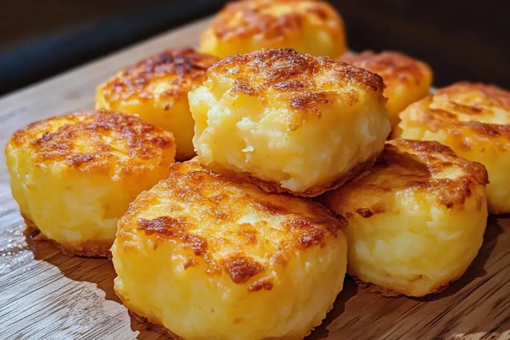 Cheesy Mashed Potato Puffs