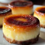 Mini Crème Brûlée Cheesecake Bites