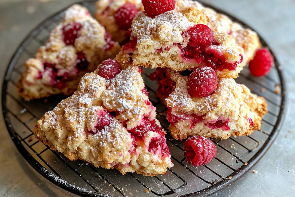 Bake your own Better Than Bakery Raspberry Scones at home! This easy recipe features fresh raspberries and a soft, buttery texture that melts in your mouth. Perfect for breakfast or a sweet snack with tea. Enjoy delightful flavors that rival your favorite bakery!