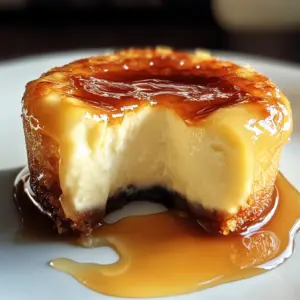 Satisfy your sweet tooth with these Mini Crème Brûlée Cheesecakes! This easy recipe features creamy cheesecake topped with a crispy caramelized sugar layer. Perfect for parties or a delightful treat at home. Indulge in these delicious mini desserts that everyone will love!