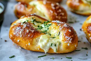 Treat yourself to these delicious Mozzarella Stuffed Soft Pretzels! This easy recipe makes soft, chewy pretzels filled with gooey mozzarella cheese. Perfect for snacks, parties, or game day! Serve with your favorite dipping sauce for extra flavor. Enjoy baking these tasty bites with family and friends!