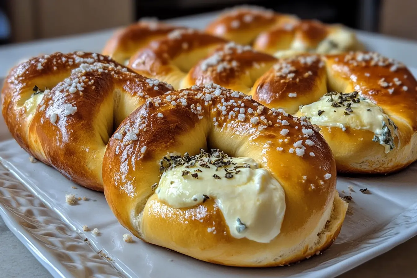 Treat yourself to these delicious Mozzarella Stuffed Soft Pretzels! This easy recipe makes soft, chewy pretzels filled with gooey mozzarella cheese. Perfect for snacks, parties, or game day! Serve with your favorite dipping sauce for extra flavor. Enjoy baking these tasty bites with family and friends!