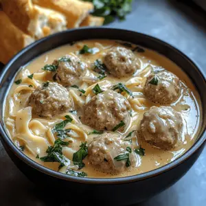 Warm up with this delicious Swedish Meatball Soup! This easy recipe features flavorful meatballs, tasty veggies, and a creamy broth. Perfect for a cozy dinner. Serve with crusty bread for a complete meal. Try it today for a comforting dish everyone will love!