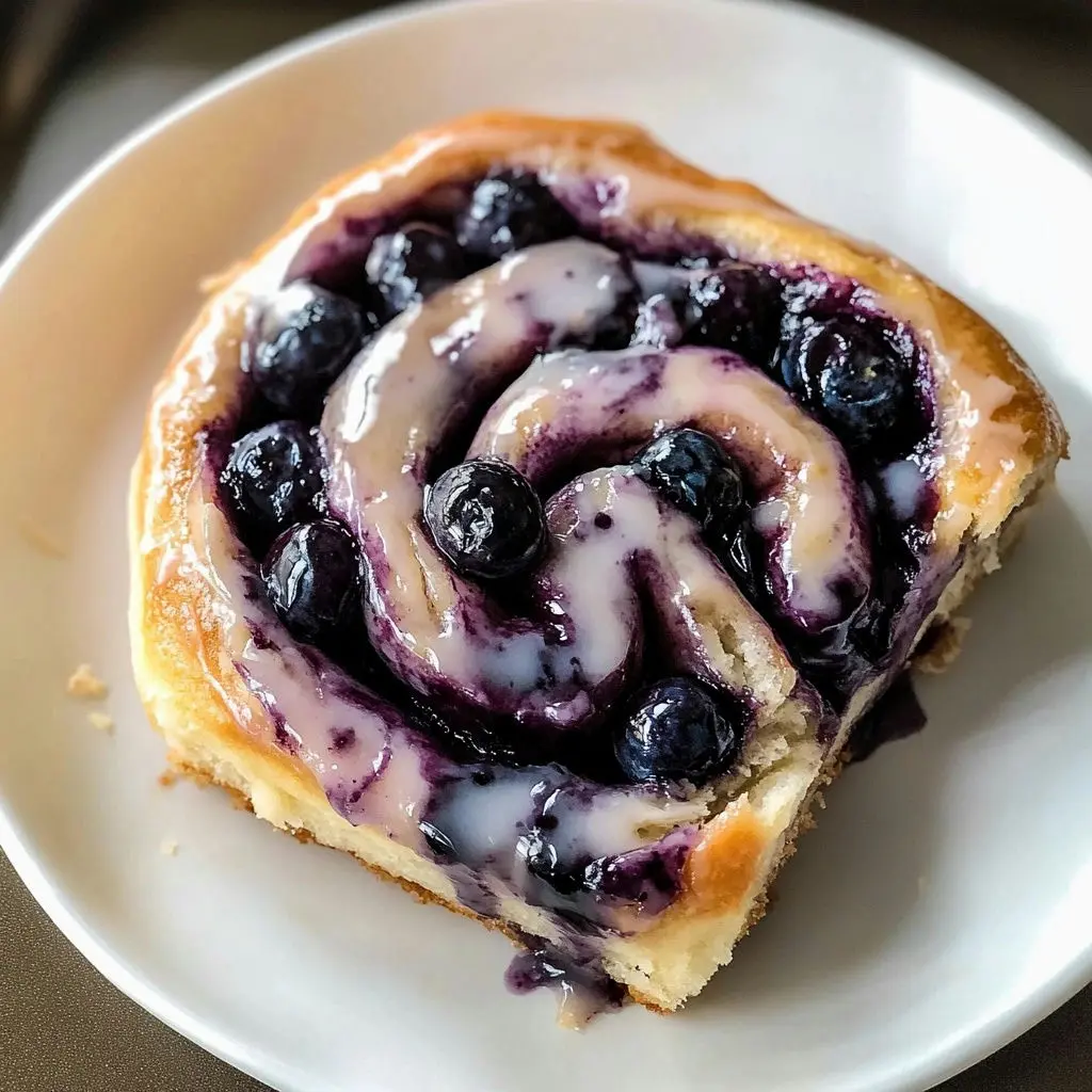 Blueberry-Filled Cinnamon Rolls