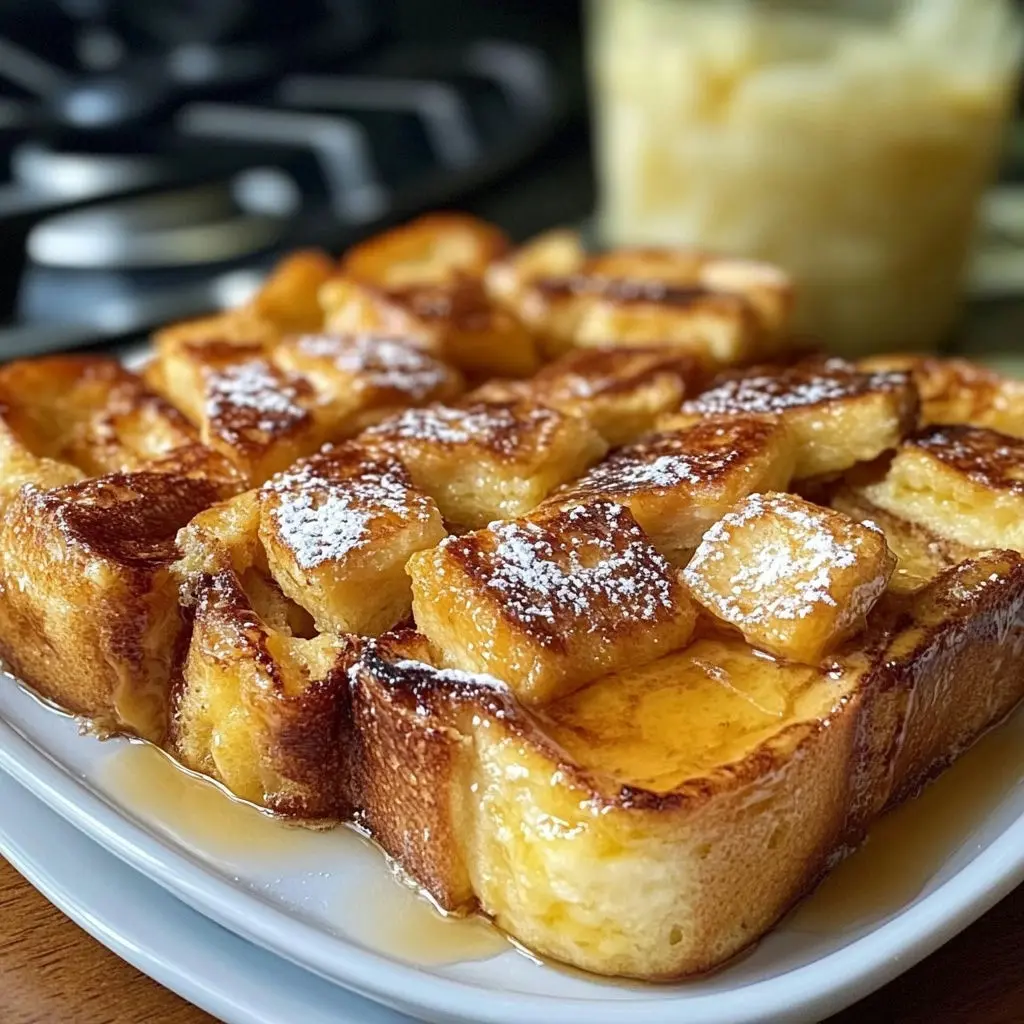 Hawaiian Roll French Toast Bake