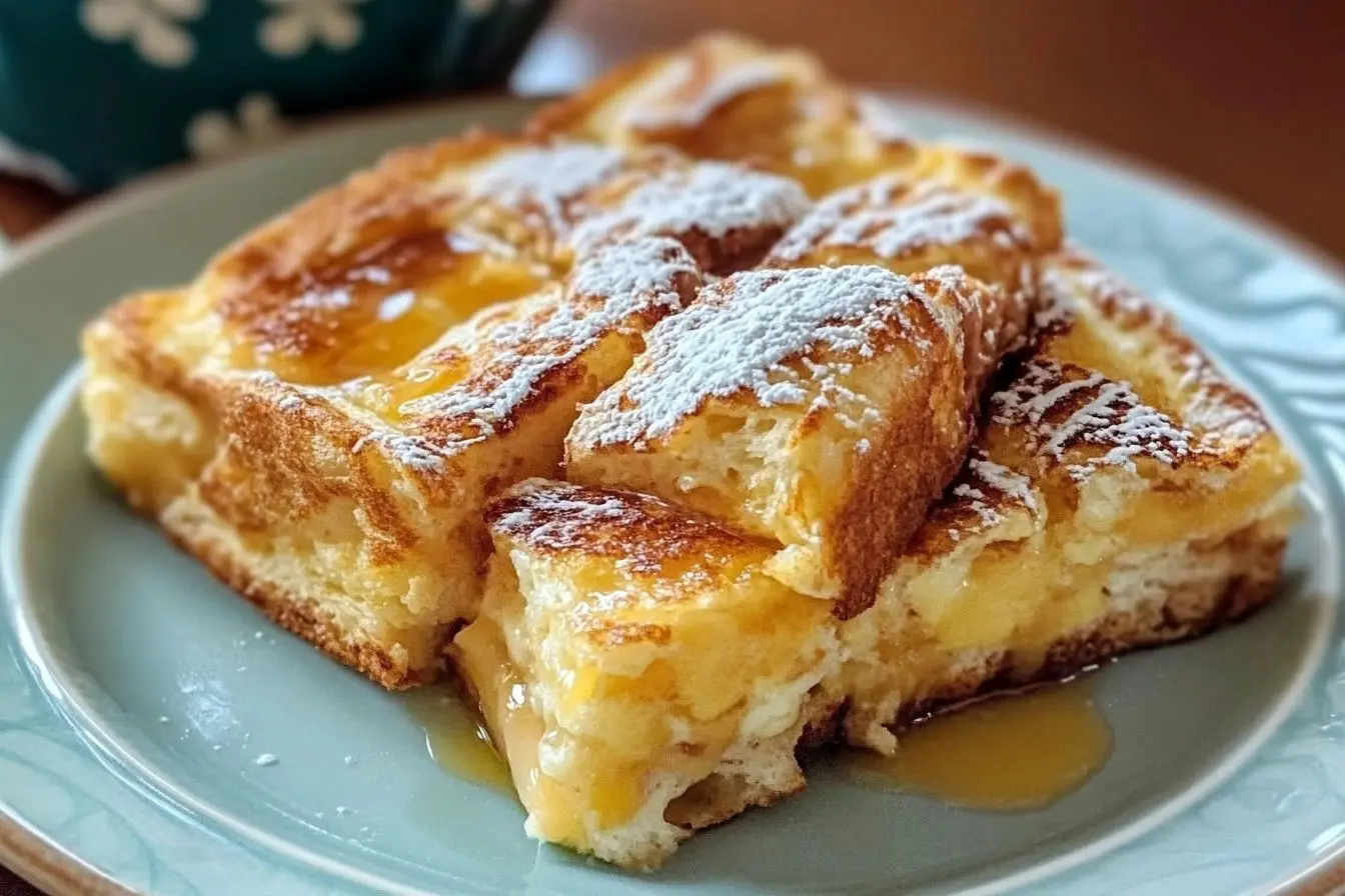 Hawaiian Roll French Toast Bake