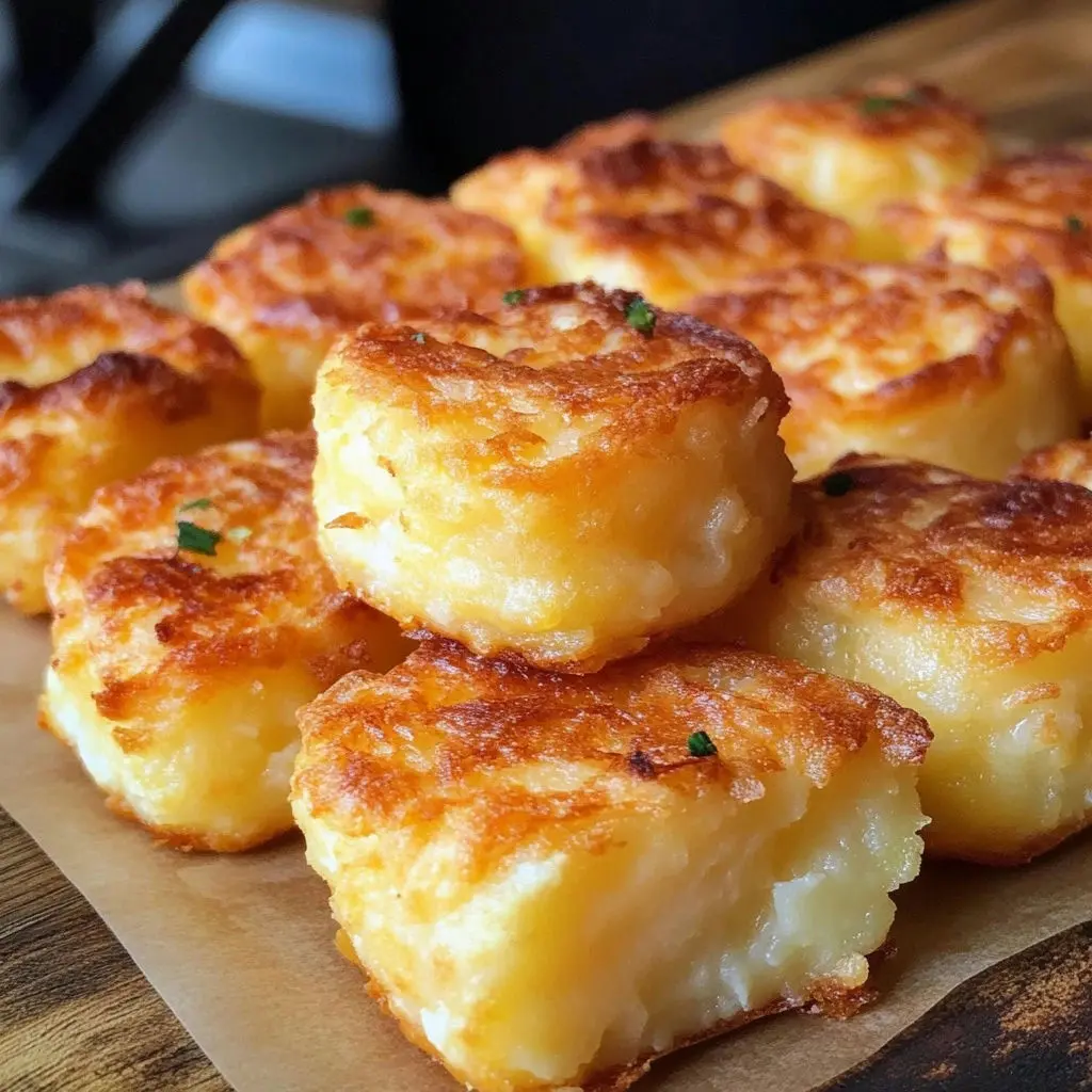 Cheesy Mashed Potato Puffs