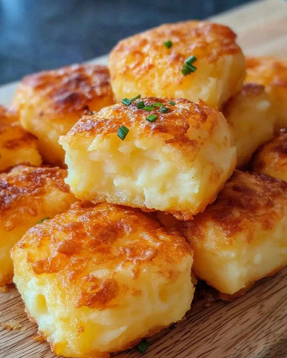 Cheesy Mashed Potato Puffs