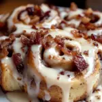 Bourbon Maple Bacon Cinnamon Rolls