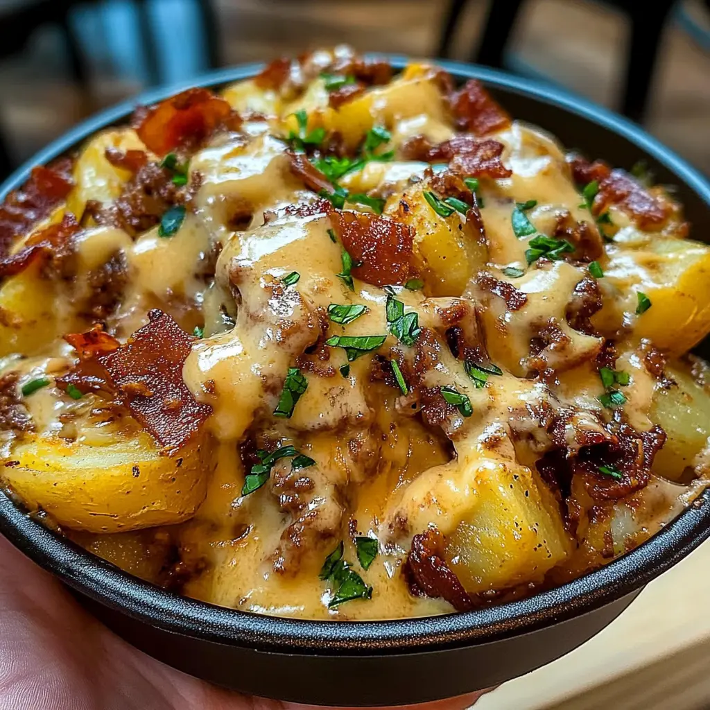 Mississippi Mud Loaded Potatoes