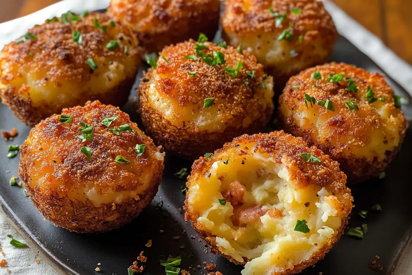 Loaded Mashed Potato Bites