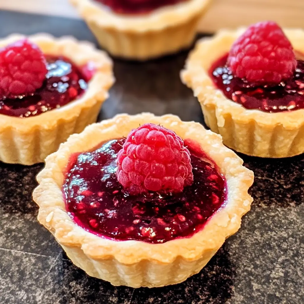 Mini Raspberry Tarts with a Twist