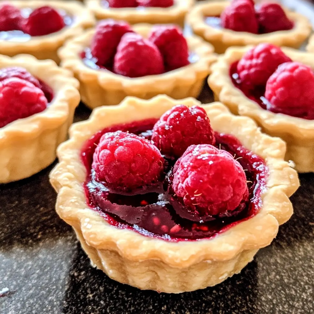 Mini Raspberry Tarts with a Twist