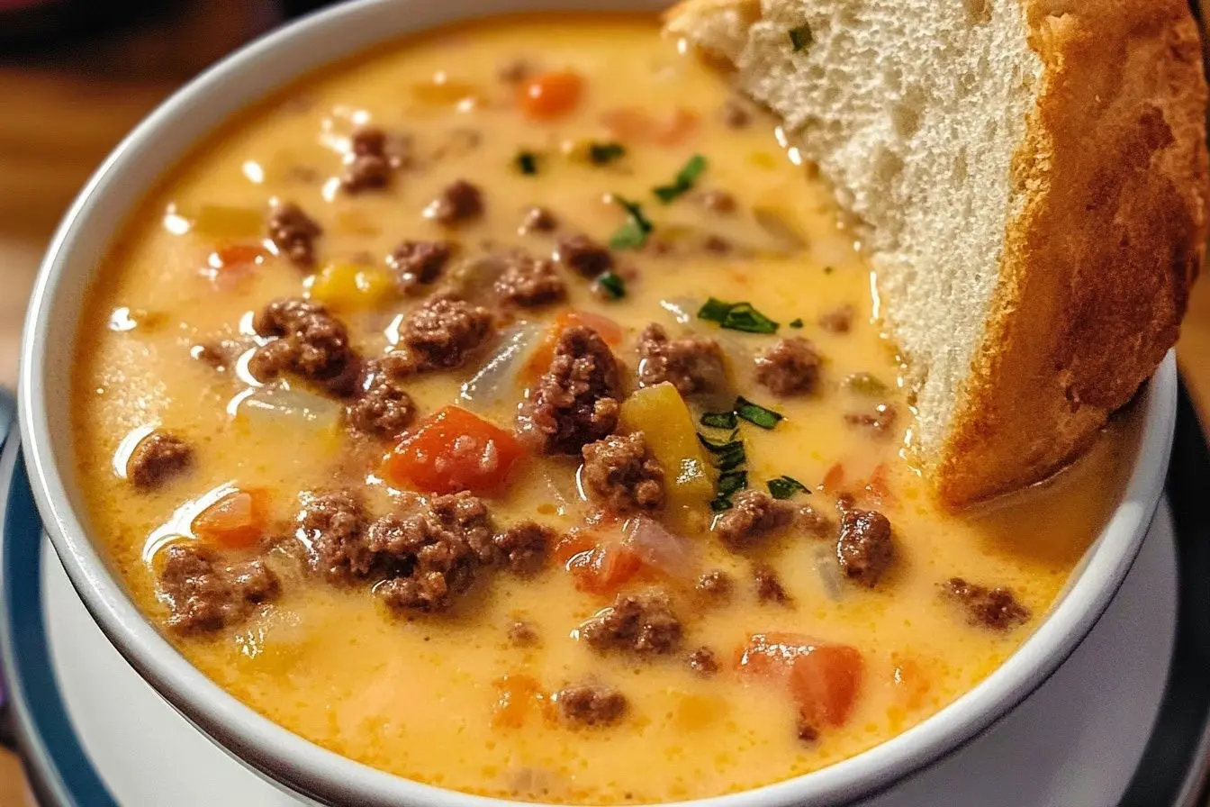 Ultimate Cheeseburger Soup