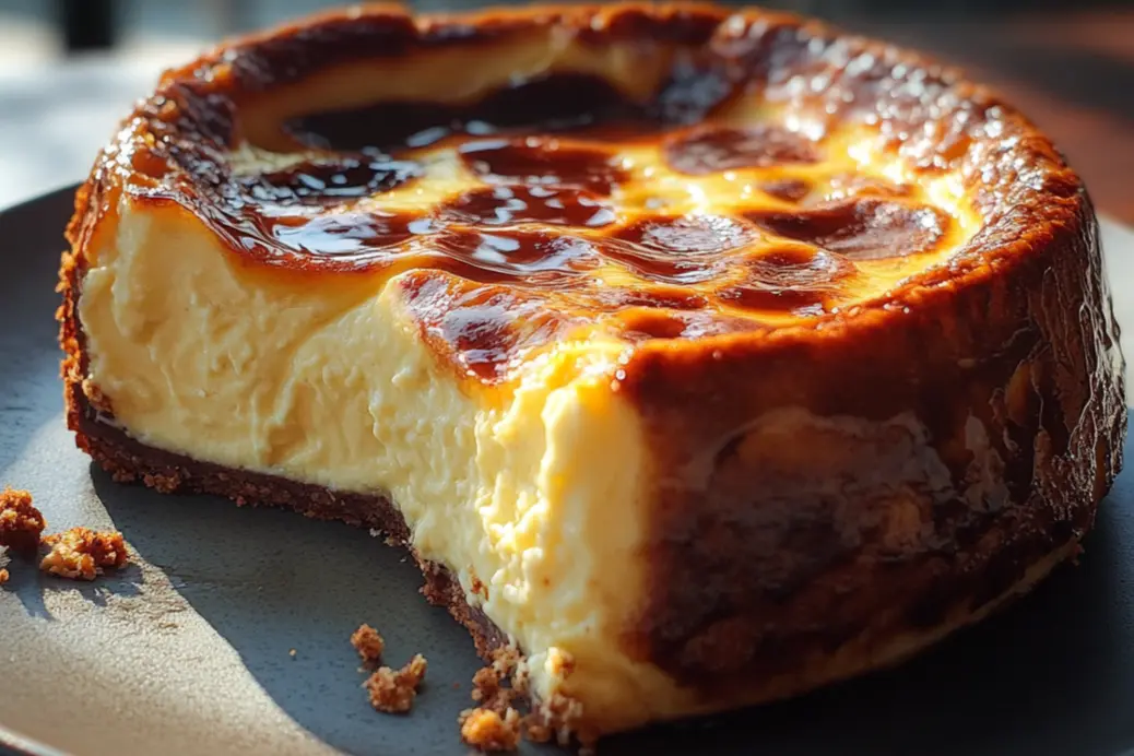 This Basque Burnt Cheesecake is rich, creamy, and deliciously caramelized on top. With its simple ingredients, you can create this easy dessert that is perfect for any occasion. Whether you're hosting a dinner party or enjoying a sweet treat at home, this cheesecake will impress everyone. Don't miss out on making this amazing bake for your next dessert idea!