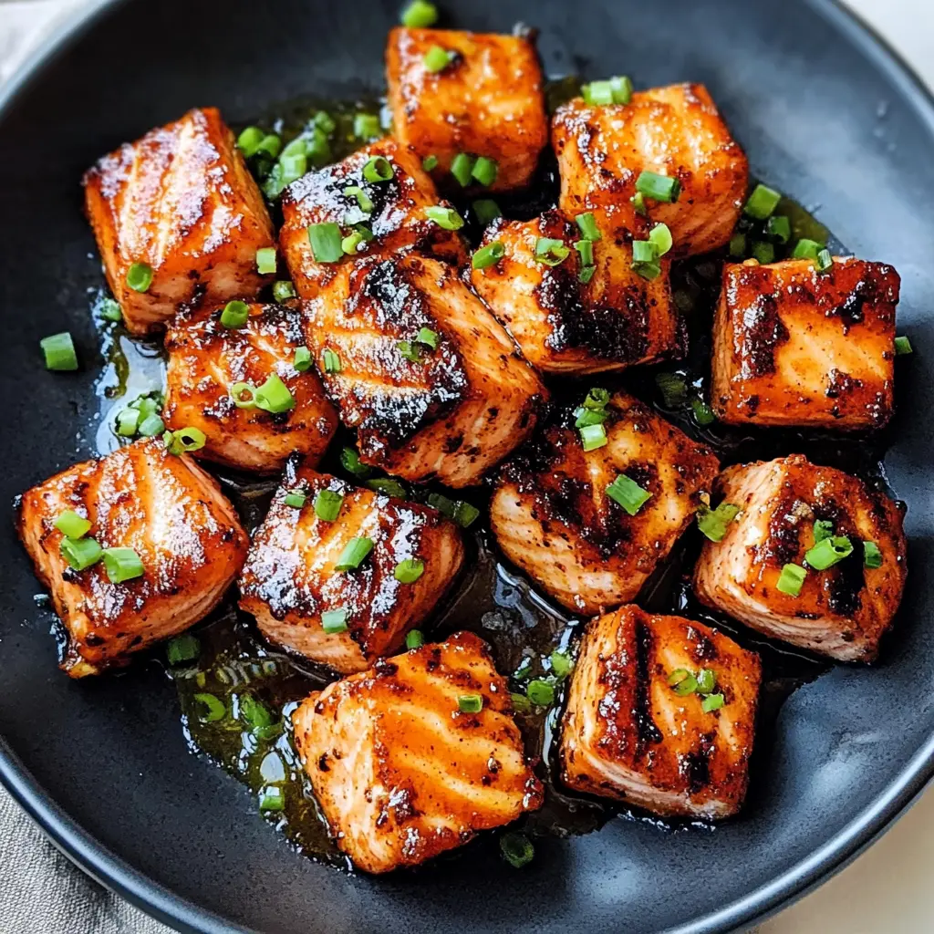 These Blackened Salmon Bites with Garlic Honey Butter are a quick and tasty treat for any meal! Packed with flavor, these salmon bites make a great appetizer or light dinner option. Perfect for seafood lovers, they are easy to prepare and can be served with your favorite sides. Enjoy these delicious bites that will impress your family and friends!