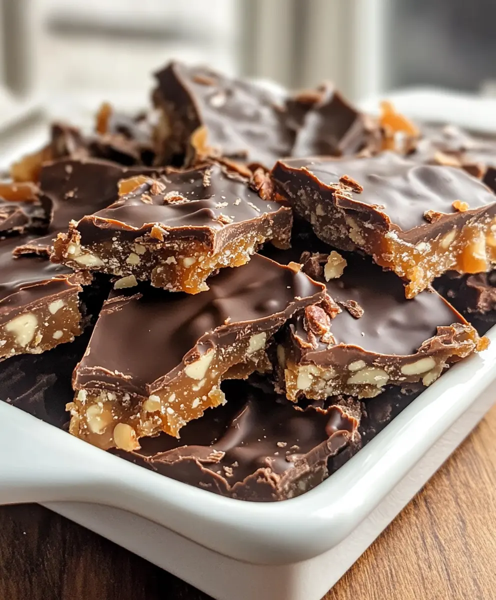 This Butter Toffee with Pecans is a sweet and crunchy treat that’s perfect for gift-giving or holiday snacking. With its buttery flavor and nutty pecans, this easy toffee recipe is a must-try. Great for dessert tables or as a delicious homemade gift, it’s sure to impress friends and family. Make a batch today to enjoy a delightful, crunchy candy experience!