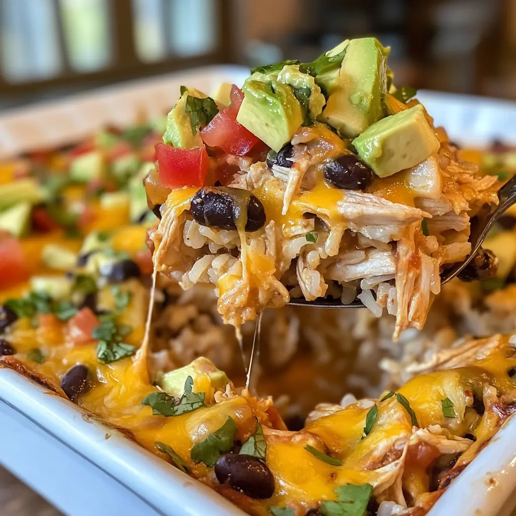 I love how this Chicken Burrito Casserole brings all my favorite flavors together in one dish! Juicy chicken, zesty salsa, and melted cheese create a comforting meal that's perfect for family dinners. Save this easy recipe for your next taco night!