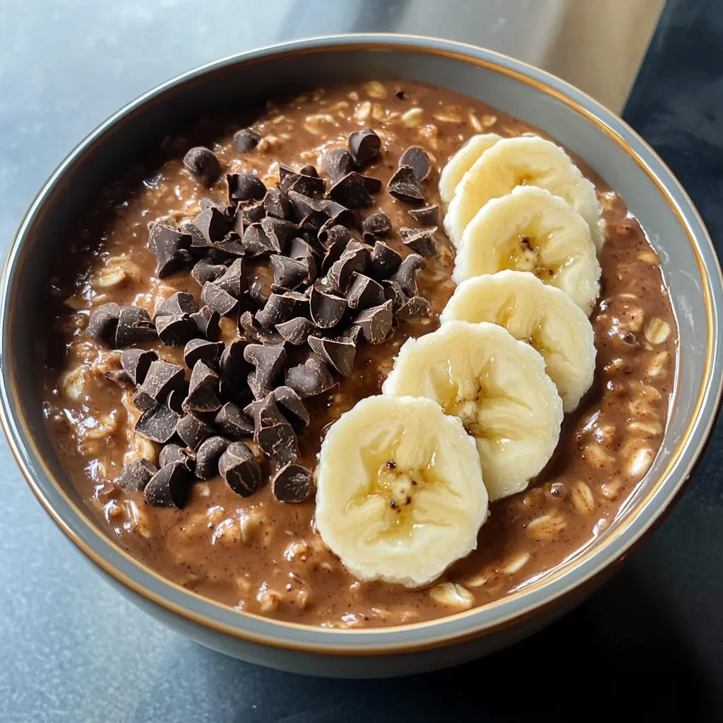 Start your morning right with these Chocolate Banana Overnight Oats! This easy recipe combines creamy oats, ripe bananas, and rich chocolate for a delicious and healthy breakfast. Perfect for meal prep, these overnight oats are packed with fiber and nutrients. Simply mix the ingredients the night before and enjoy a tasty, on-the-go breakfast in the morning! Great for busy days or a quick snack anytime.