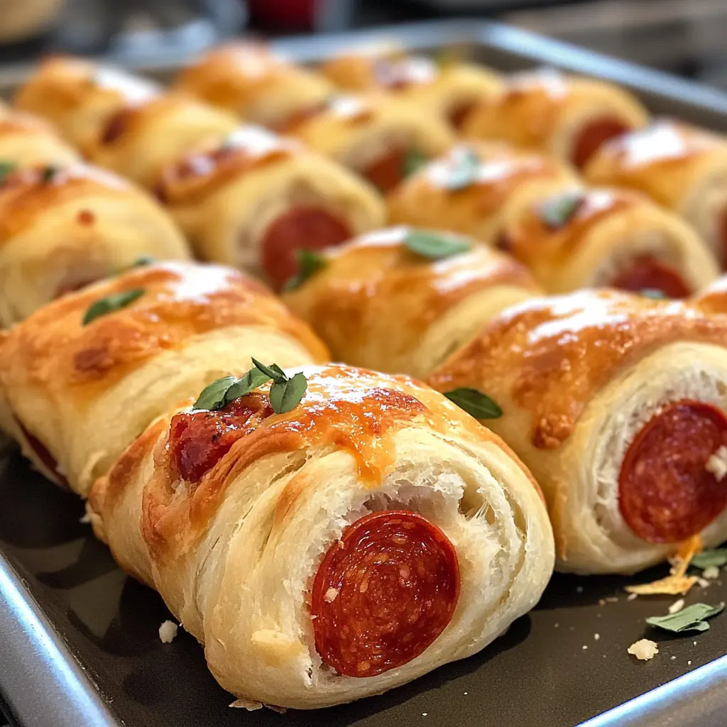 I love how these pepperoni rolls are a perfect snack for any occasion! Soft dough envelops delicious pepperoni and cheese for a tasty treat. Save this easy recipe for your next movie night or lunchbox surprise!