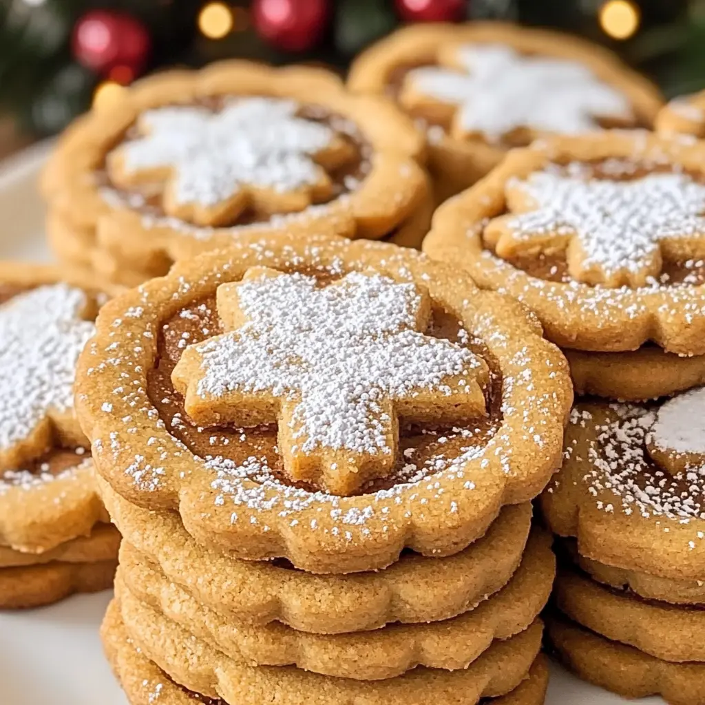 These Gingerbread Linzer Cookies are the perfect festive treat for the holiday season! With a spicy gingerbread flavor and a sweet jam filling, these cookies are a delightful addition to your Christmas dessert table. Easy to make and beautifully presented, they are ideal for sharing with family and friends. Enjoy these scrumptious cookies with a cup of tea or coffee!