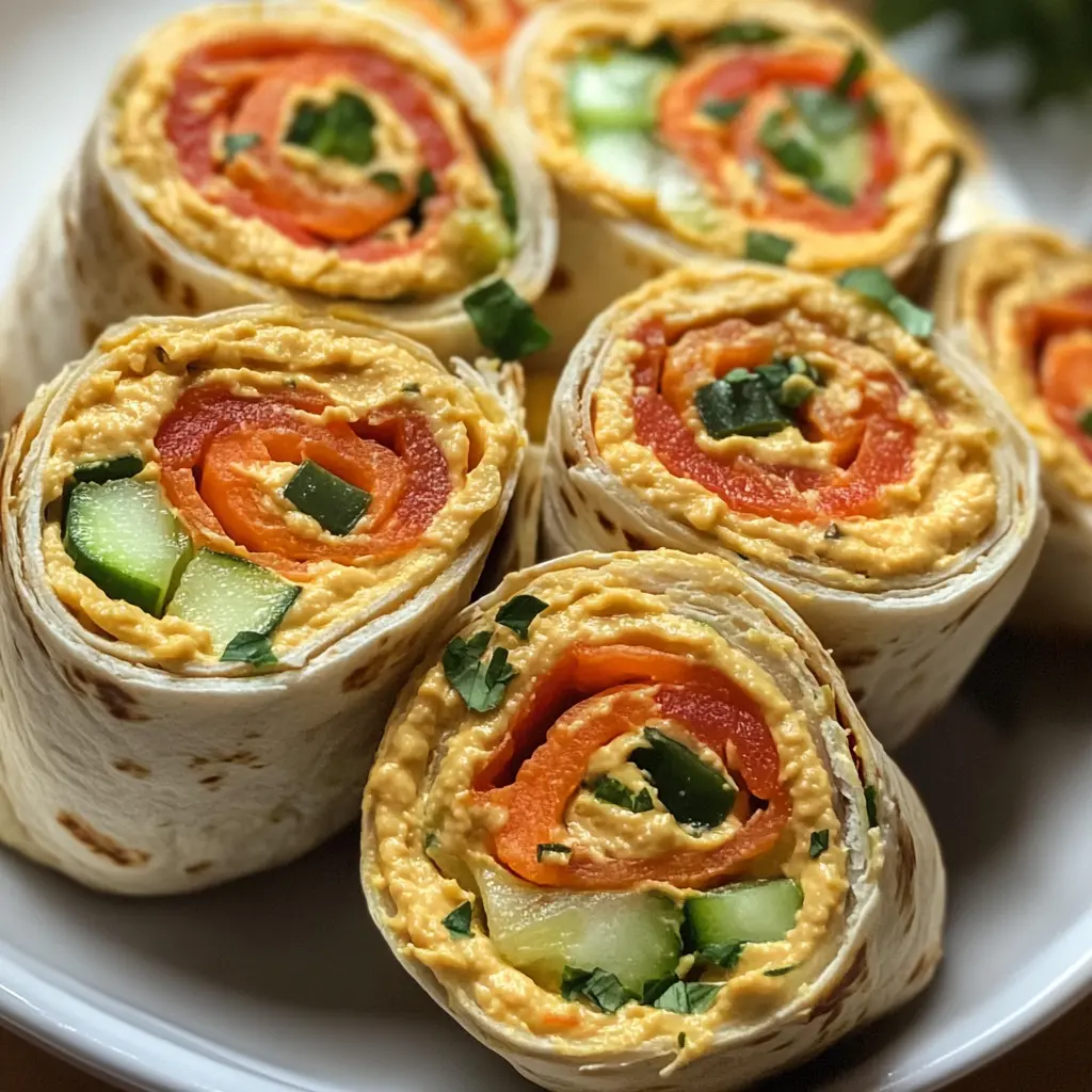 I love how these Hummus Veggie Pinwheels are both colorful and delicious! Packed with fresh veggies and creamy hummus, they make the perfect snack or appetizer. Save this easy recipe for your next get-together or lunch idea!