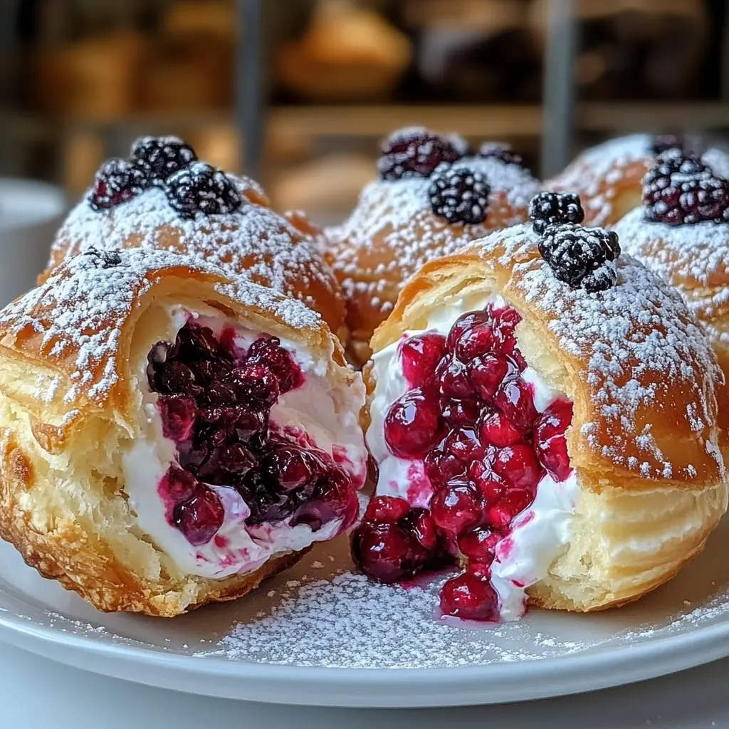 These Irresistible Pastry Balls are easy to make and perfect for dessert lovers! Filled with delicious cream and fresh berries, these treats are great for parties or family gatherings. Enjoy these sweet pastry bites as a fun addition to your dessert recipes. Perfect for summer picnics or special celebrations!