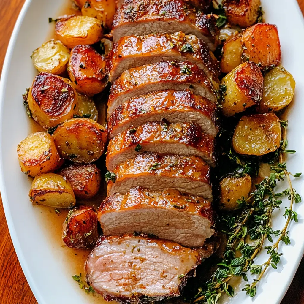 Enjoy a Juicy and Tender Pork Tenderloin Roast that's perfect for any occasion! This easy recipe ensures flavorful meat that's cooked to perfection. It's great for family dinners or special gatherings. Don't miss out on this delicious dish—save the pin and try it today!