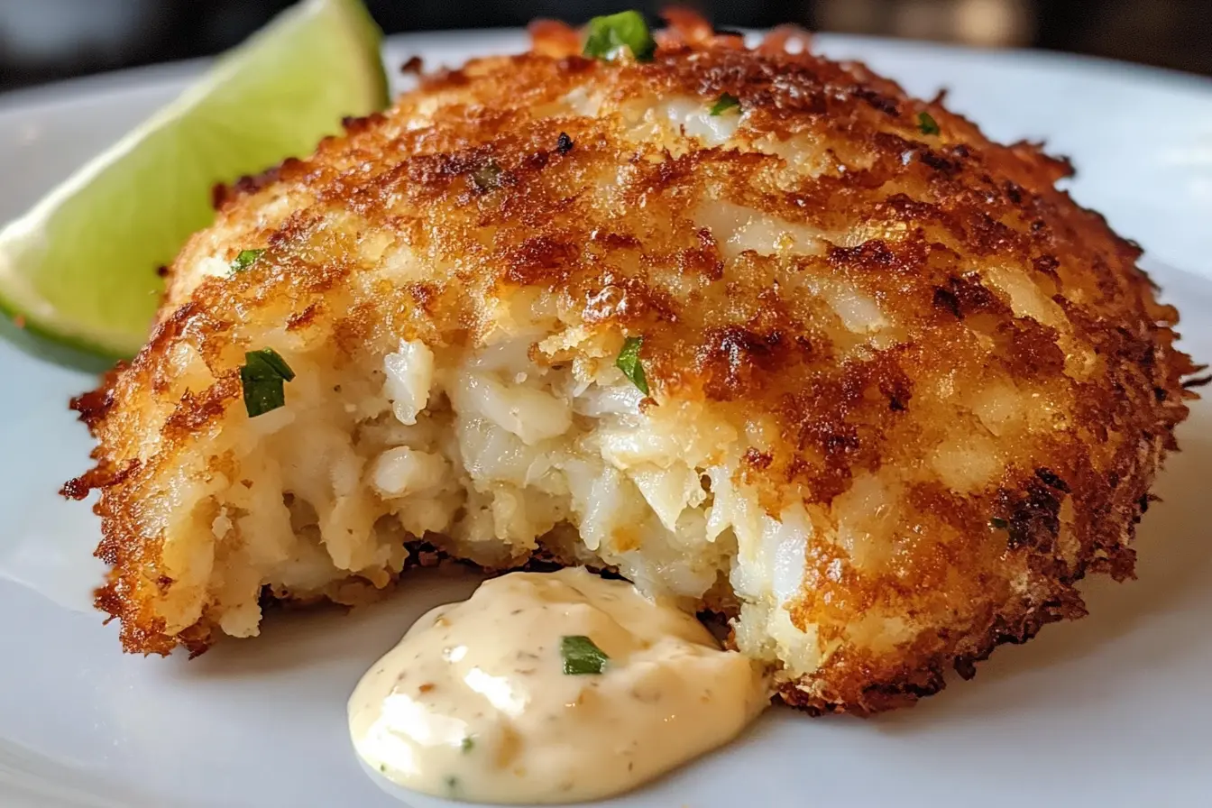 These Maryland Style Crab Cakes are a delicious and easy seafood recipe that everyone will love. Packed with fresh crab meat, spices, and herbs, they're crispy on the outside and tender on the inside. Perfect for summer meals or a special dinner, serve these crab cakes with a zesty sauce for a tasty treat. Ideal for dinner parties or casual family nights!