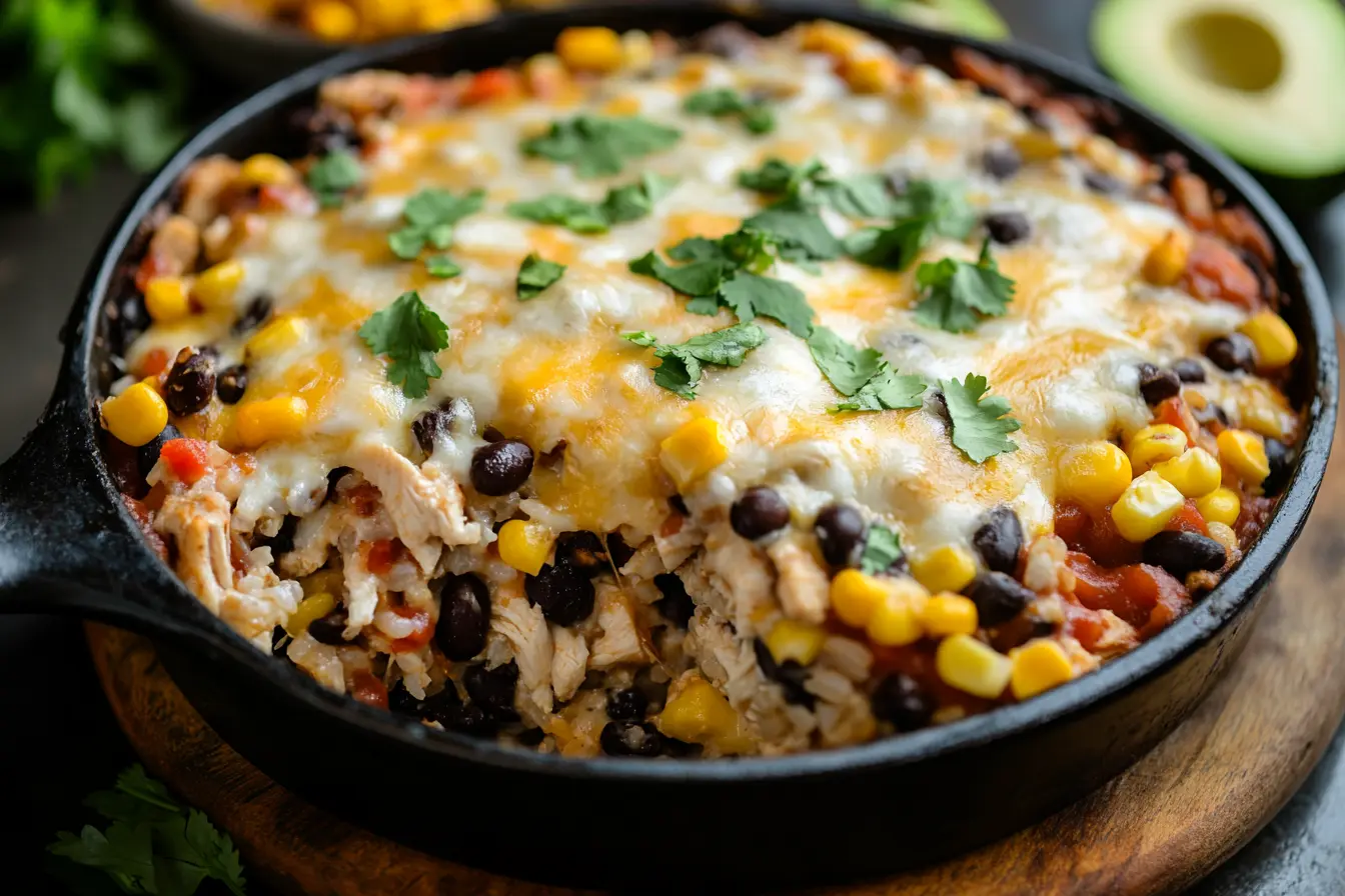 This Mexican Chicken Casserole is a dinner favorite, bursting with flavor! Made with tender chicken, zesty salsa, and gooey cheese, it's perfect for busy weeknights. Great for feeding a crowd or prepping for leftovers, it's sure to please everyone at the table. Save this delicious recipe for your next family gathering or casual dinner!