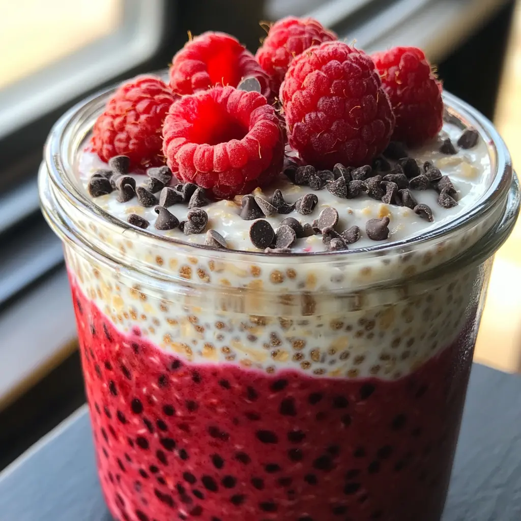 Start your day with delicious Raspberry Overnight Oats! This easy breakfast recipe combines rolled oats, fresh raspberries, yogurt, and a touch of honey for a perfect balance of flavors. Prepare it the night before for a quick, healthy meal that’s great for busy mornings. Enjoy this nutritious and satisfying option for your breakfast ideas!