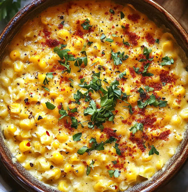 I love how this corn casserole is sweet and savory in every bite! This easy recipe combines creamy corn, fluffy cornbread, and a touch of cheese for a delightful side dish. Save this for your next family gathering or holiday feast!