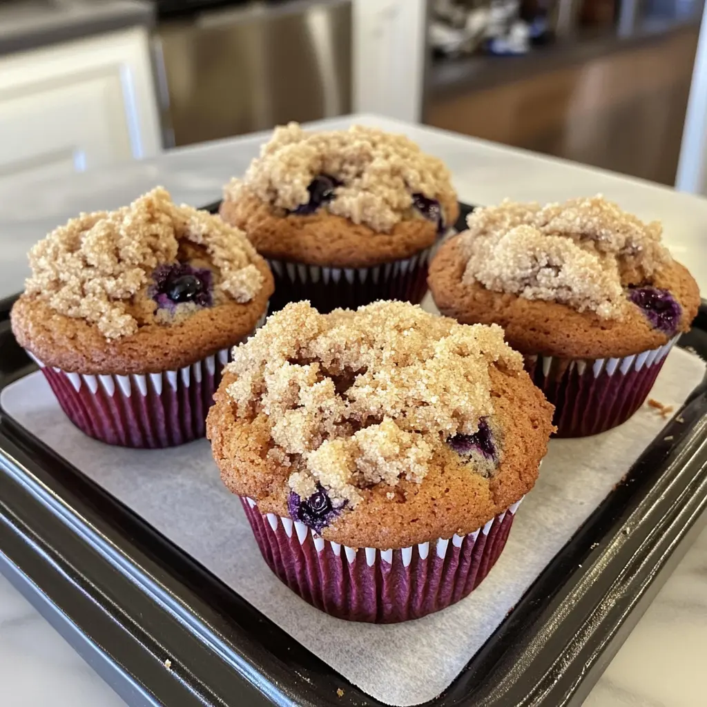 Start your day with the fluffiest, bakery-style blueberry muffins that are bursting with fresh blueberries! This easy recipe promises a deliciously moist texture and a golden top. Perfect for breakfast or as a snack, these muffins are sure to become a favorite. Save this recipe for your next brunch or cozy morning at home!