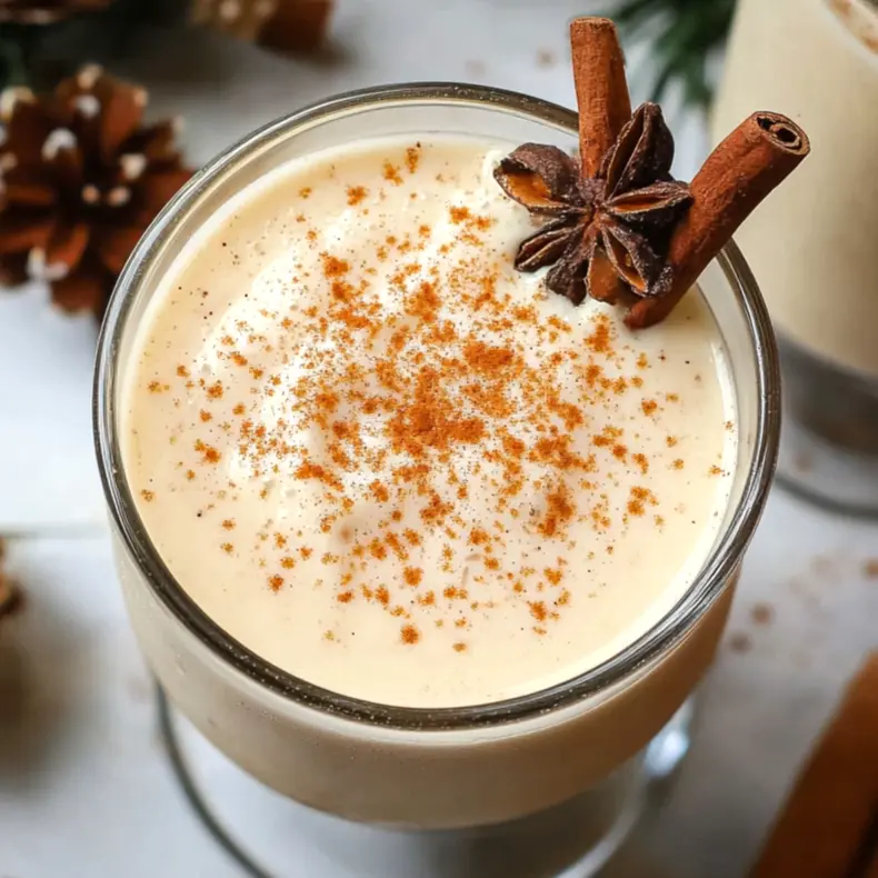 Get cozy with this easy homemade eggnog recipe! This creamy holiday drink is made with eggs, milk, and spices, perfect for your festive gatherings. Enjoy it chilled for a refreshing treat or warm it up for extra comfort. Great for Christmas parties and family celebrations, this rich eggnog will make your season brighter!