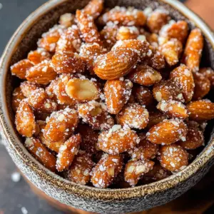 Treat yourself to these easy 4-Ingredient Candied Almonds! With a perfect crunch and just the right amount of sweetness, they make a delightful snack or topping for desserts. Made with simple ingredients like almonds, sugar, cinnamon, and vanilla, they’re quick to prepare. Save this recipe for your next gathering or as a homemade gift idea!