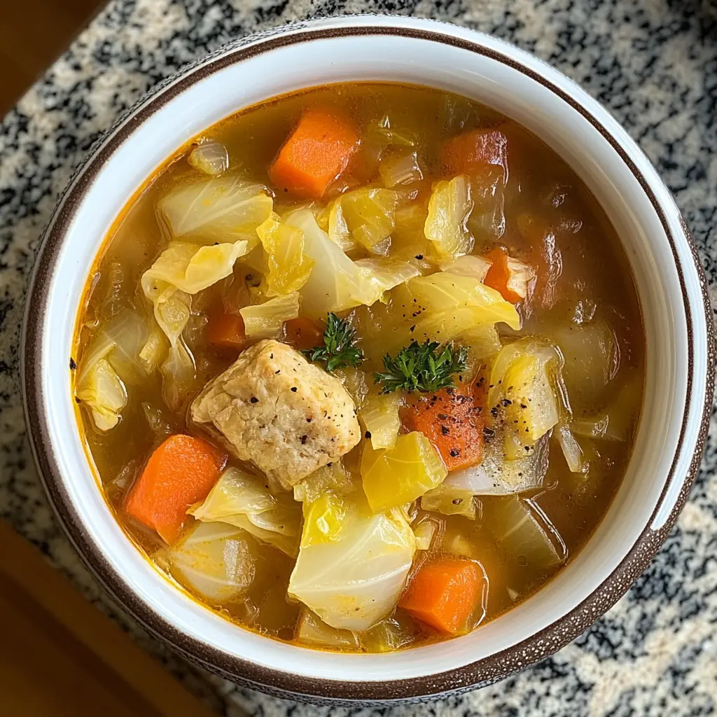 Warm up with this delicious Cabbage Soup that's loaded with fresh veggies and packed with flavor! Perfect for a healthy meal or a light lunch. Easy to make and great for those chilly days. Save this recipe for a nourishing dish that's not only comforting but also deliciously wholesome. Ideal for sharing with family or enjoying on your own!