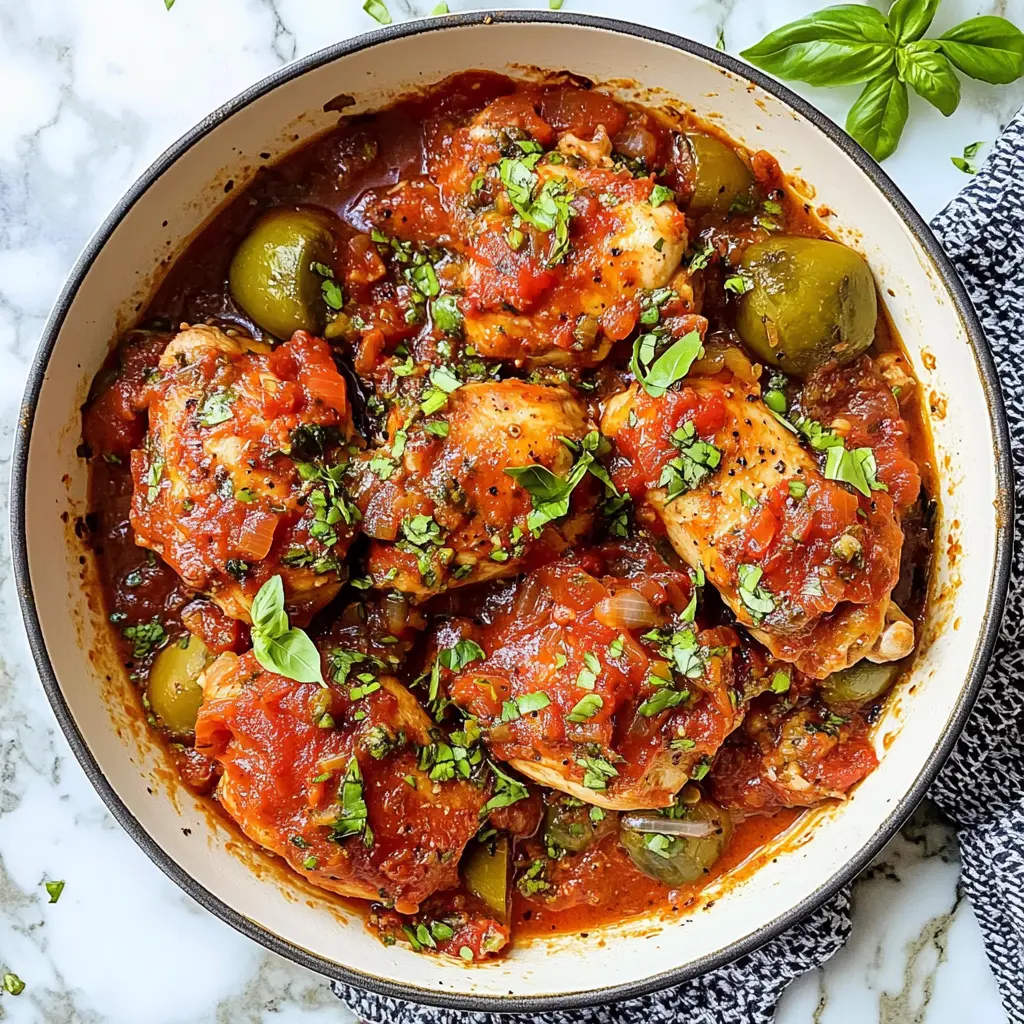 This Chicken Cacciatore recipe brings classic Italian flavors right to your kitchen! With tender chicken simmered in a savory tomato sauce infused with bell peppers, onions, and aromatic herbs, it’s a dish full of heart and warmth. Perfect for family gatherings or cozy dinners, be sure to save this recipe for your next meal! 🍽️