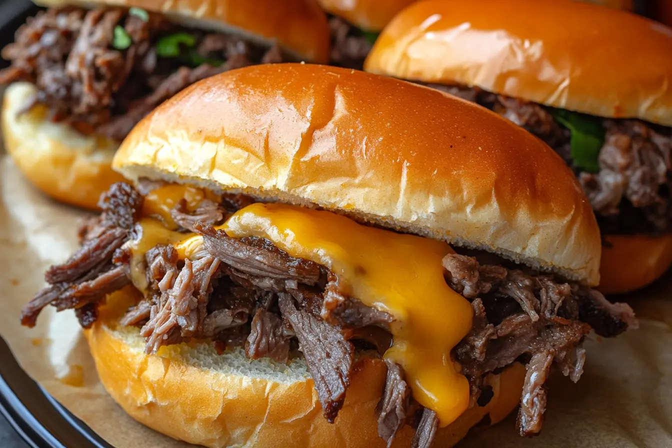 Get the taste of your favorite fast-food classic at home with these Copycat Arby's Beef and Cheddar Sandwiches! Loaded with tender roast beef, creamy cheddar sauce, and a zesty onion roll, this recipe is easy to make and packed with flavor. Perfect for a quick lunch or game day feast, save this pin to whip up a delicious meal anytime!