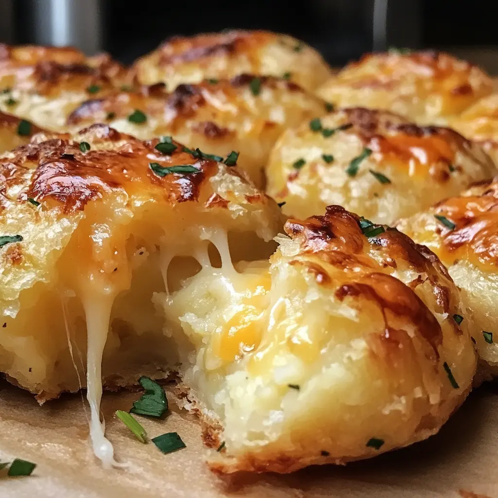 These Creamy Potato Puffs are a tasty treat everyone will enjoy! Made with creamy potatoes and melted cheese, they are perfect for parties or as a savory snack. Crispy on the outside and fluffy on the inside, these puffs will surely impress your guests. Save this recipe for your next gathering or cozy night in!