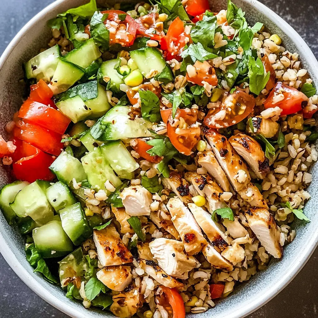 Looking for a fresh and crunchy dish? This Crispy Brown Rice Chicken Salad combines tender chicken and nutty brown rice with vibrant veggies for a satisfying meal. Perfect for meal prep or a light lunch, this recipe packs in flavor and nutrition. Save it now for your next gathering or a quick weeknight dinner!