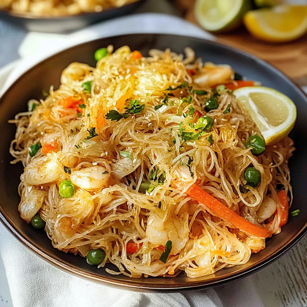 Looking for a delicious way to celebrate or enjoy a special meal? This Filipino Pancit recipe brings together flavorful noodles, fresh vegetables, and savory meat, making it a perfect dish for gatherings or cozy dinners. Packed with authentic taste and satisfying textures, it's a must-save for your recipe collection. Try it out for your next family occasion or meal prep!