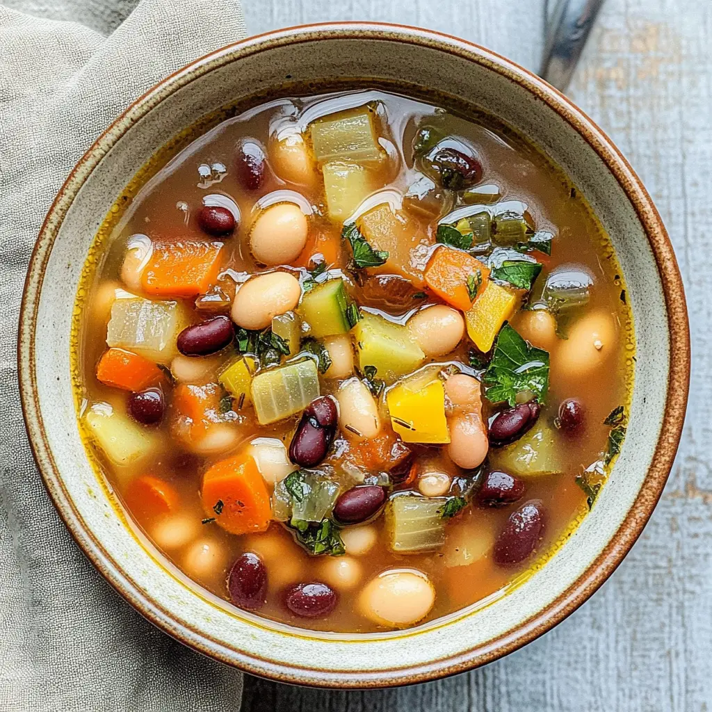 Warm up with this comforting Hearty 3 Bean Soup! Packed with nutritious beans, fresh vegetables, and a blend of spices, this recipe guarantees a hearty meal that everyone will love. Perfect for chilly nights or meal prep, it's easy to make and super satisfying. Save this recipe for a cozy dinner or lunch option you'll reach for all season long!