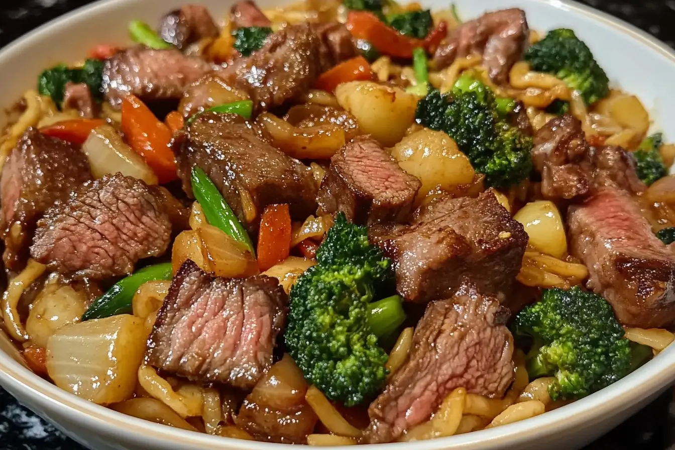 Transform your leftover prime rib into a delicious stir fry that's quick and easy! This recipe highlights tender beef, vibrant vegetables, and a savory sauce for a satisfying meal. Perfect for weeknight dinners or meal prep, this stir fry is a flavorful way to use up those leftovers. Save this pin for a scrumptious way to enjoy your prime rib again!