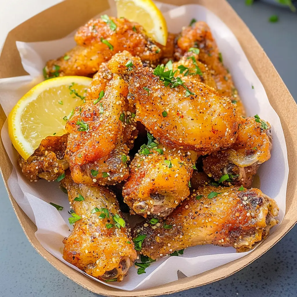 Juicy lemon pepper wings are perfect for game day or a casual get-together! With a zesty lemon flavor and a dash of black pepper, these wings are sure to impress your family and friends. They are easy to make and packed with flavor. Don’t forget to save this recipe for your next party or family dinner!