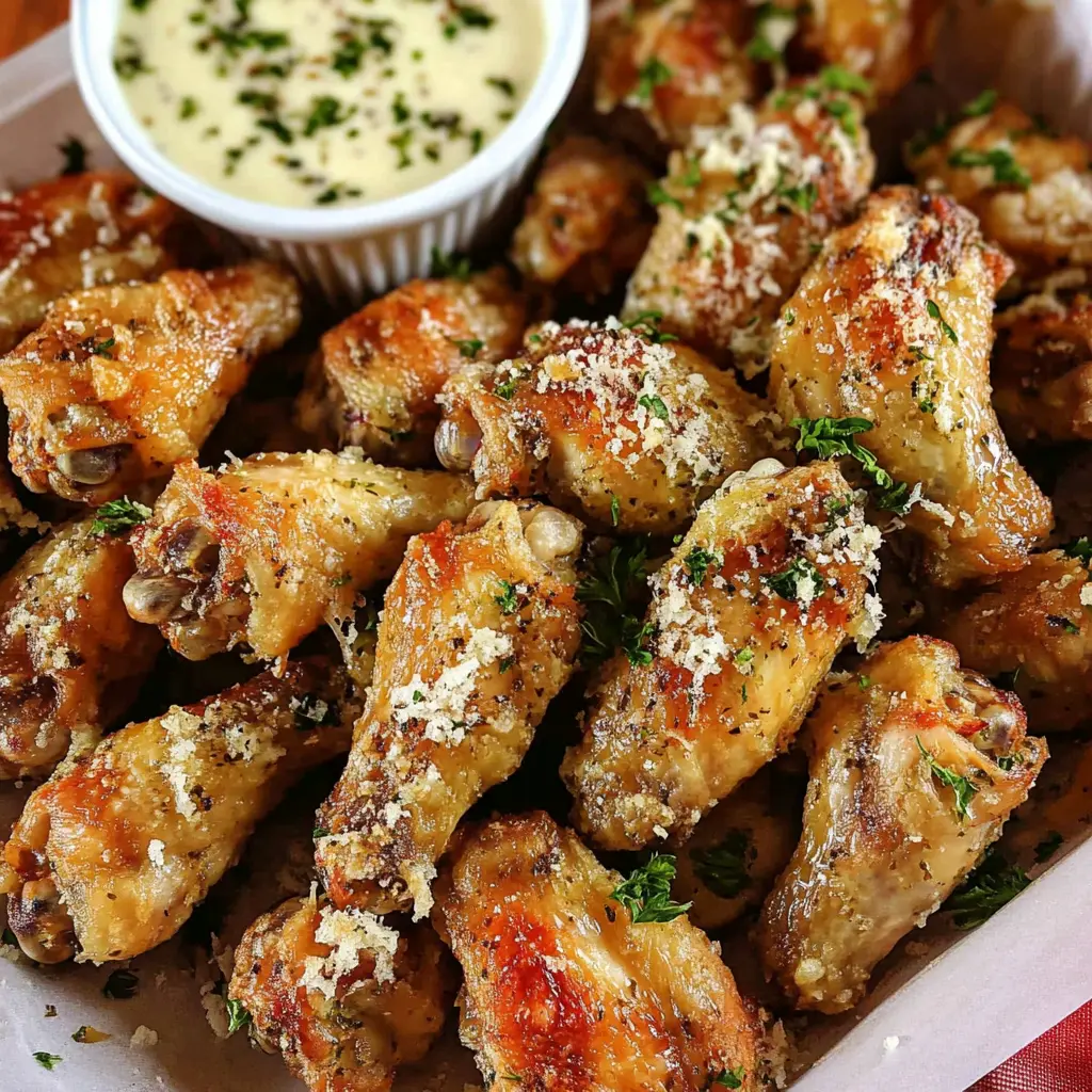 Get ready for a tasty treat with these Oven Baked Garlic Parmesan Chicken Wings! Crispy on the outside and tender on the inside, these wings are loaded with rich garlic flavor and a sprinkle of Parmesan. Perfect for game nights or a cozy family dinner, you won’t want to miss this recipe. Save it now and impress your guests with this crowd-pleaser!