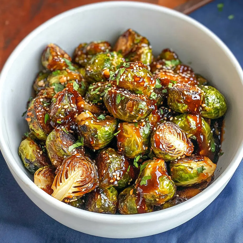 Looking for a side dish that will impress? These Honey Sriracha Brussels Sprouts combine sweet and spicy flavors for a delicious twist on a classic veggie! Roasted to perfection, they are crispy on the outside and tender inside. Perfect for weeknight dinners or holiday gatherings! Save this recipe and bring something special to your table!