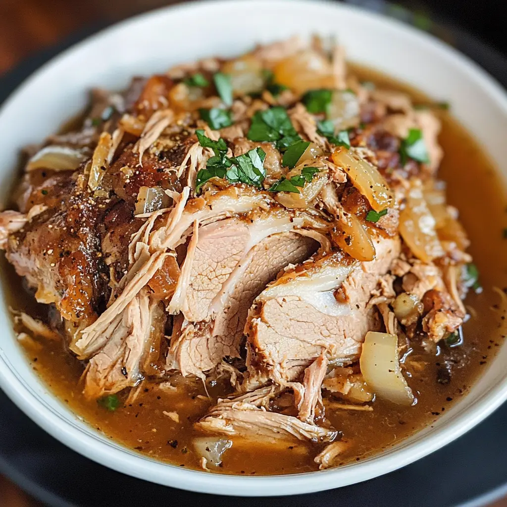 This slow cooker pork shoulder roast is a game changer for family dinners! With tender, melt-in-your-mouth meat and a blend of savory spices, it’s perfect for tacos, sandwiches, or a comforting meal. Just set it and forget it while the flavors develop beautifully. Save this recipe for your next gathering—your guests will love it!