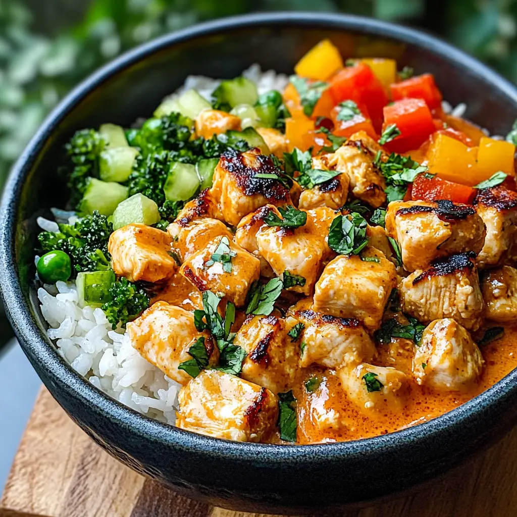 Craving a taste of paradise? This Tropical Coconut Chicken Rice Bowl is bursting with vibrant flavors from tender chicken, creamy coconut milk, and zesty lime. Perfect for a quick weeknight dinner or a weekend gathering, this dish makes any meal feel like a mini getaway. Save this recipe for a fresh and delicious dinner idea that everyone will love!