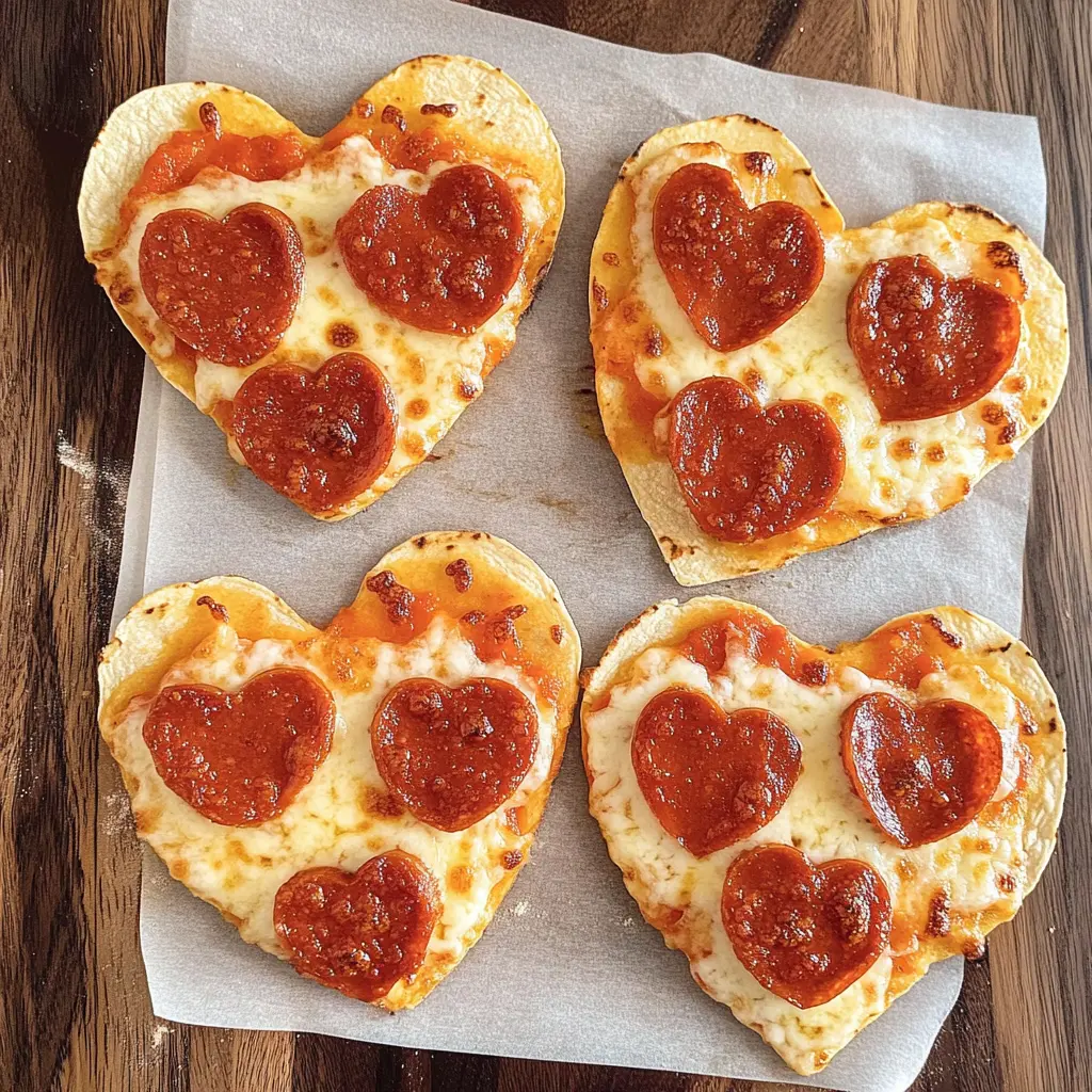 Surprise your loved one with these adorable Valentine Heart Shaped Tortilla Pizzas! Perfect for a fun date night or to make family cooking special, these mini pizzas are quick to prepare and customizable with your favorite toppings. Save this recipe to impress your loved ones with a heartfelt dinner that’s as delicious as it is charming!