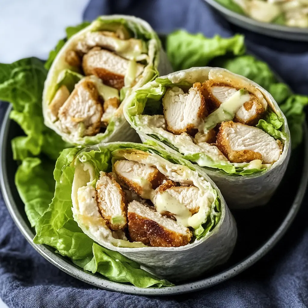 Wrap your taste buds around these Chicken Caesar Salad Wraps! Packed with tender chicken, crisp romaine, and a creamy Caesar dressing, this easy recipe is perfect for a quick lunch or a light dinner. Enjoy the crunch and flavor in every bite. Save this pin for your next meal prep or picnic idea!